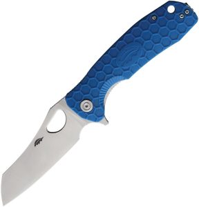 Honey Badger Warncleaver Blue GRN Handle D2 Steel