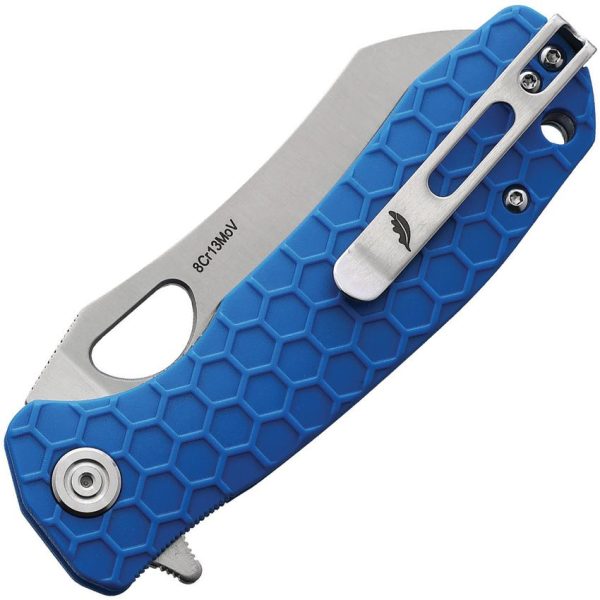 Honey Badger Warncleaver Linerlock - 8Cr13MoV Blue GRN