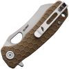 Honey Badger Warncleaver Linerlock - 8Cr13MoV Tan Small