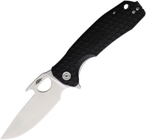 Honey Badger Large Easy Open Linerlock - Black Nylon