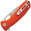 Honey Badger Medium Linerlock D2 Drop Point Orange