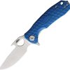 Honey Badger Small Easy Open Blue Linerlock