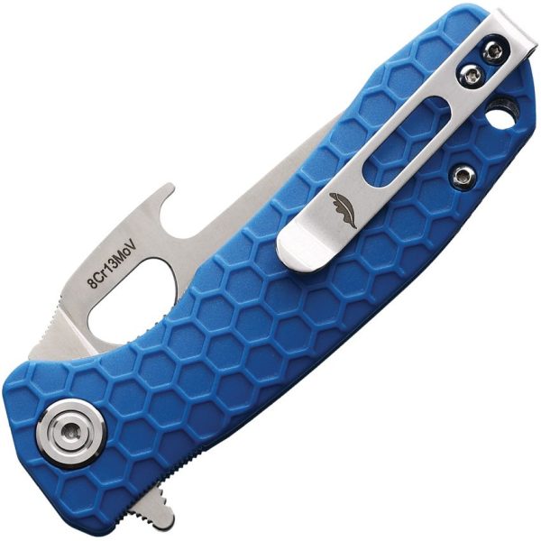 Honey Badger Small Easy Open Blue Linerlock