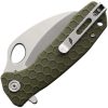 Honey Badger Medium Claw Linerlock Green GRN
