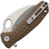 Honey Badger Medium Claw Serrated Tan