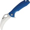 Honey Badger Large Claw Linerlock Blue