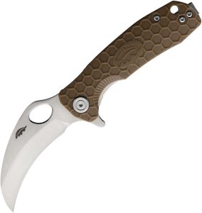 Honey Badger Small Claw Linerlock Tan