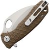 Honey Badger Small Claw Linerlock Tan