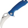 Honey Badger Small Claw Linerlock Blue GRN