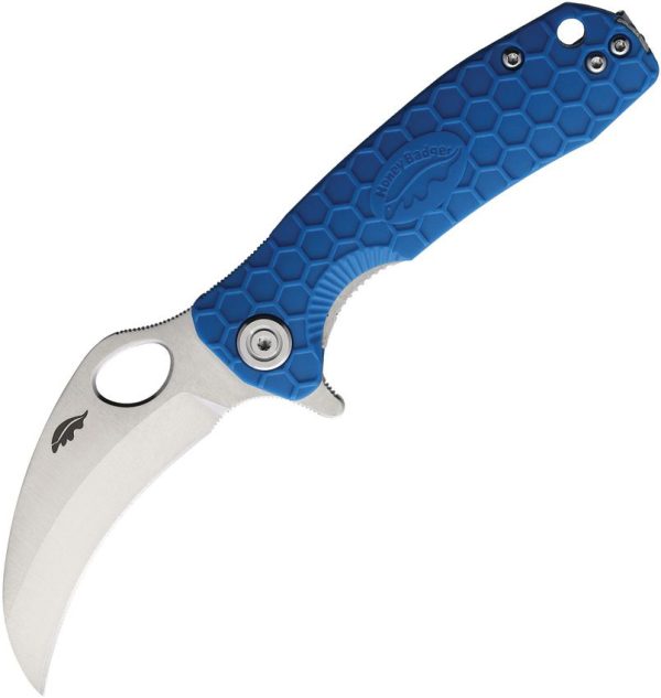 Honey Badger Small Claw Linerlock Blue GRN
