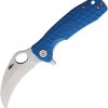 Honey Badger Claw Linerlock Blue GRN