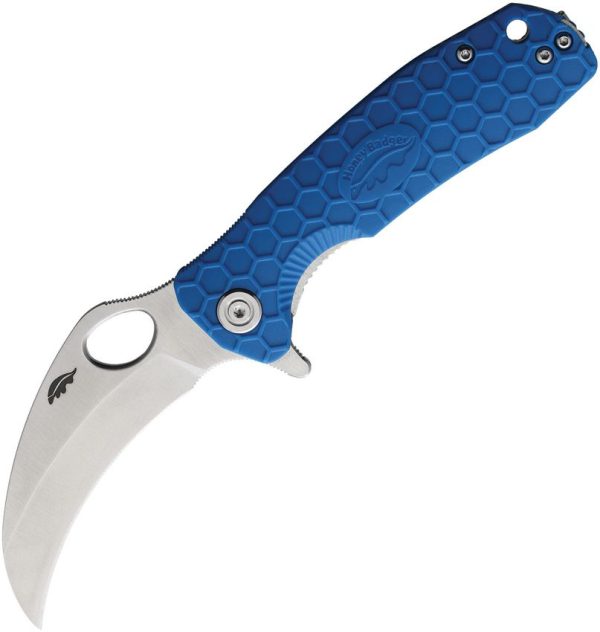 Honey Badger Claw Linerlock Blue GRN