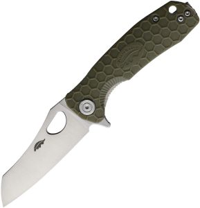 Honey Badger Warncleaver Linerlock Green D2