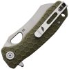 Honey Badger Warncleaver Linerlock Green D2