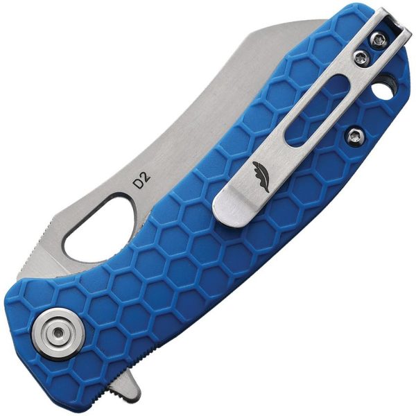 Honey Badger Warncleaver Linerlock Blue D2