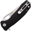 Honey Badger Large Leaf Linerlock Black FRN