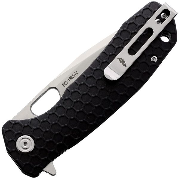 Honey Badger Large Tanto Linerlock Black 8Cr13MoV