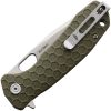 Honey Badger Large Tanto Linerlock Green Nylon
