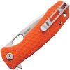 Honey Badger Large Tanto Linerlock Orange Nylon