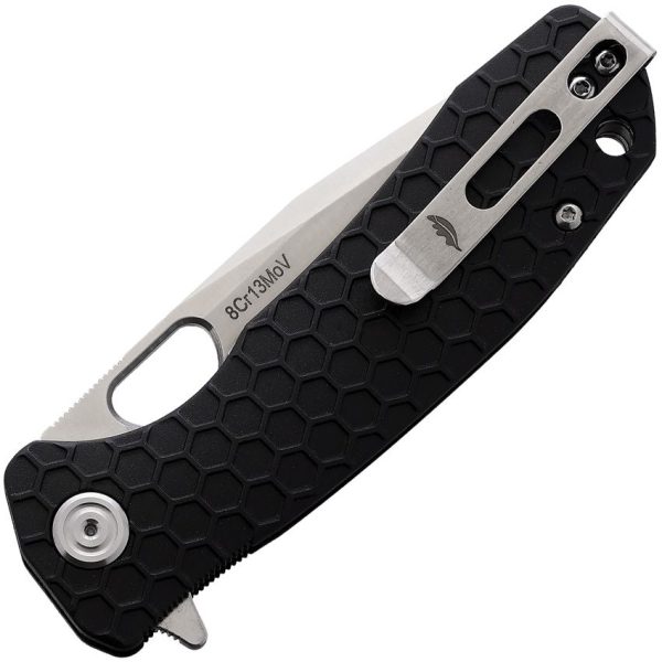 Honey Badger Medium Tanto Linerlock Black Nylon