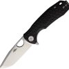 Honey Badger Small Linerlock Tanto Black GRN