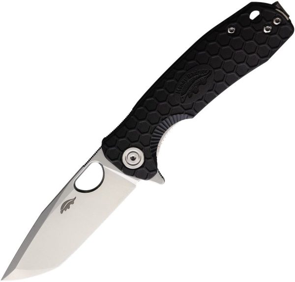 Honey Badger Small Linerlock Tanto Black GRN