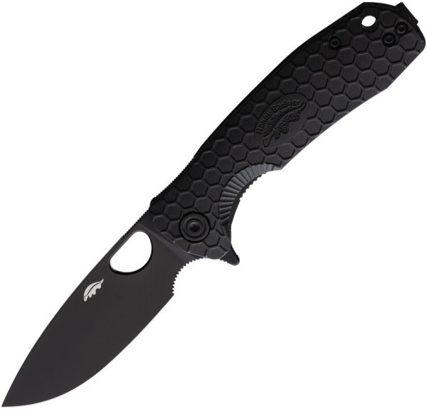 Honey Badger Medium Linerlock Black GRN 8Cr13MoV