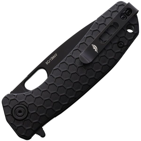 Honey Badger Medium Linerlock Black GRN 8Cr13MoV