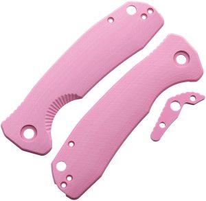 Honey Badger Large Linerlock Handle - Pink G10