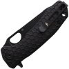 Honey Badger Medium Leaf Linerlock - Black D2 Steel