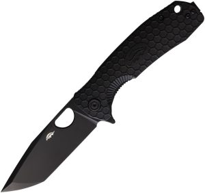 Honey Badger Large Linerlock Tanto Folding Knife D2 Black