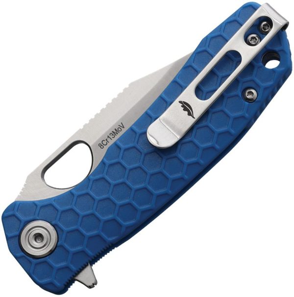 Honey Badger Small Linerlock Clip Blue 8Cr13MoV