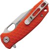 Honey Badger Small Linerlock Clip Orange 8Cr13MoV