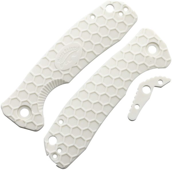 Honey Badger Large Linerlock Handle White FRN