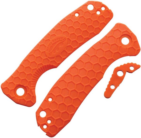 Honey Badger Medium Linerlock Handle Orange FRN