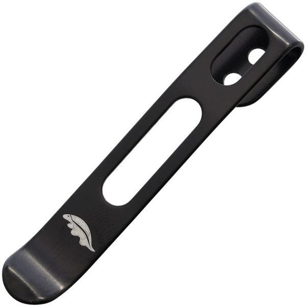 Honey Badger Large Pocket Clip Black Stainless