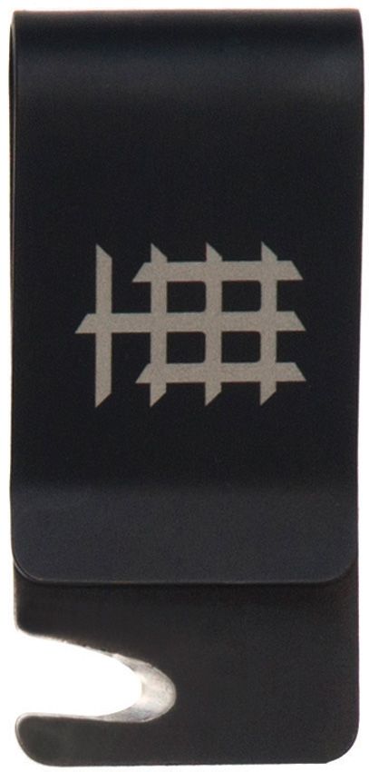 Halfbreed Blades Cash and Card Clip - Black Titanium