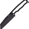 Halfbreed Blades Compact Field Knife PVD Black Wharncliffe
