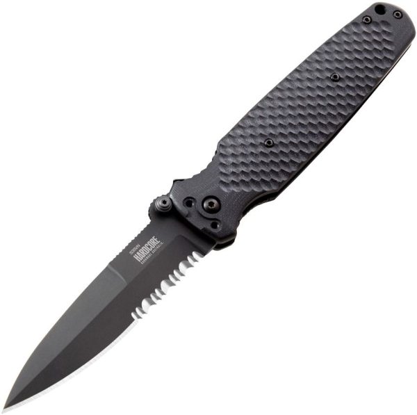 HBBCOVERT01BKBK.jpg Hardcore Hardware Australia Covert 01 Linerlock - Black PVD