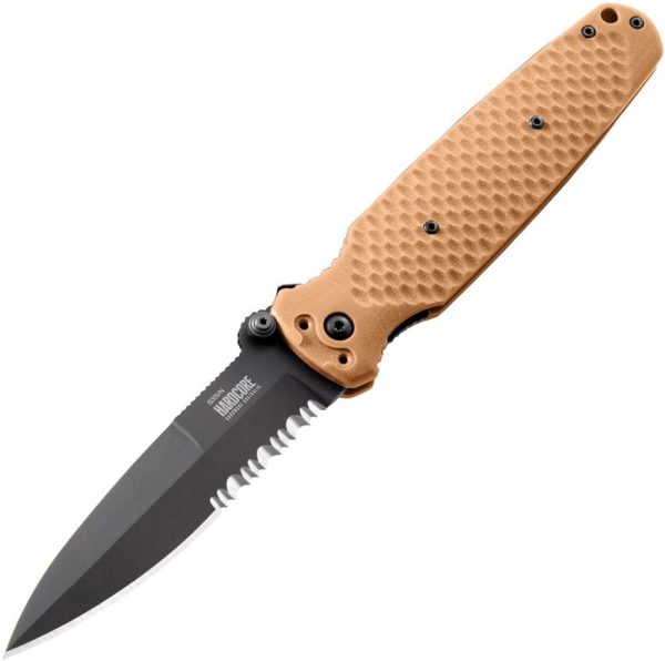 Hardcore Hardware Australia Covert 01 Linerlock - Black/Tan