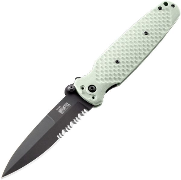Hardcore Hardware Australia Covert 01 Linerlock - Black/Jade