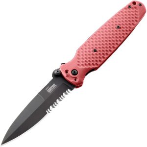 Hardcore Hardware Australia Covert 01 Linerlock - Black/Red