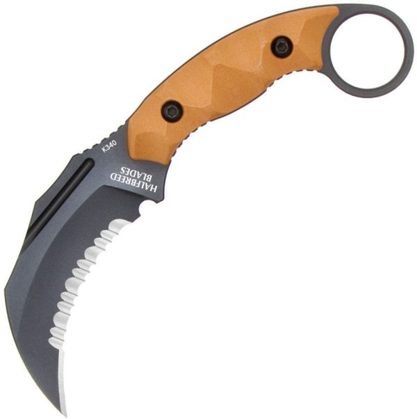 HBBCQB02PSDE.jpg Halfbreed Blades Close Quarters Battle Fixed Blade Knife K340