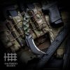 Halfbreed Blades Close Quarters Battle OD Fixed Blade Knife