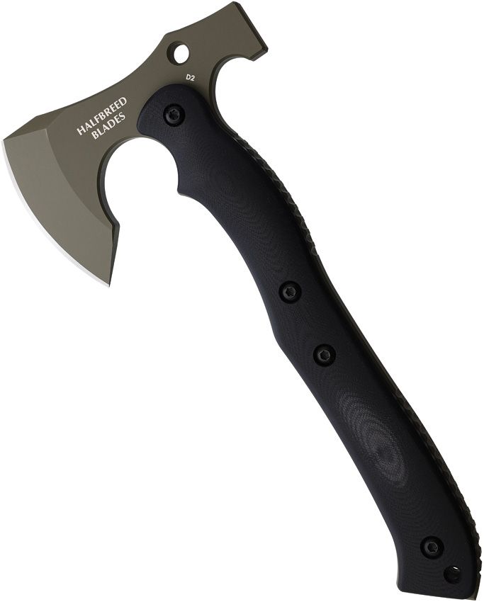 HBBCRA01BO.jpg Halfbreed Blades Compact Rescue Axe K110 4.5" OD Green w/ Sheath
