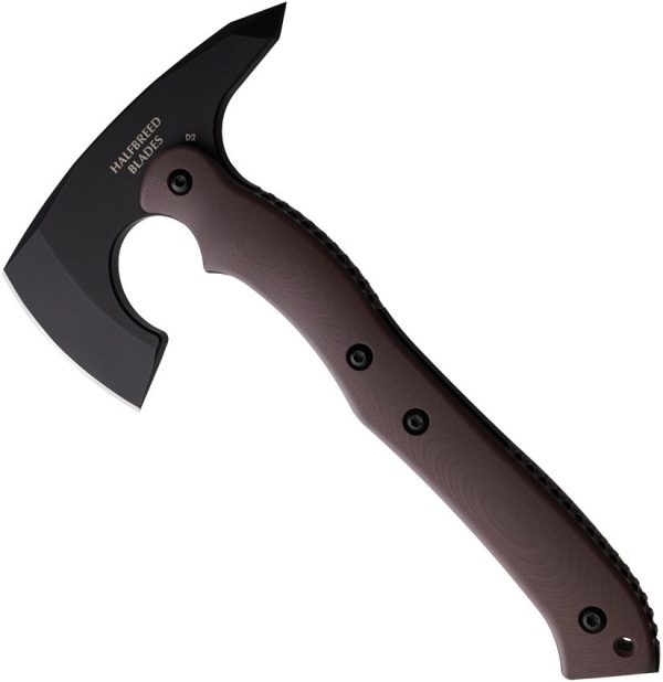 Halfbreed Blades Compact Rescue Axe Spike FDE G10