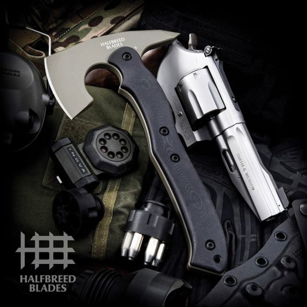 Halfbreed Blades Compact Rescue Axe - Black K110
