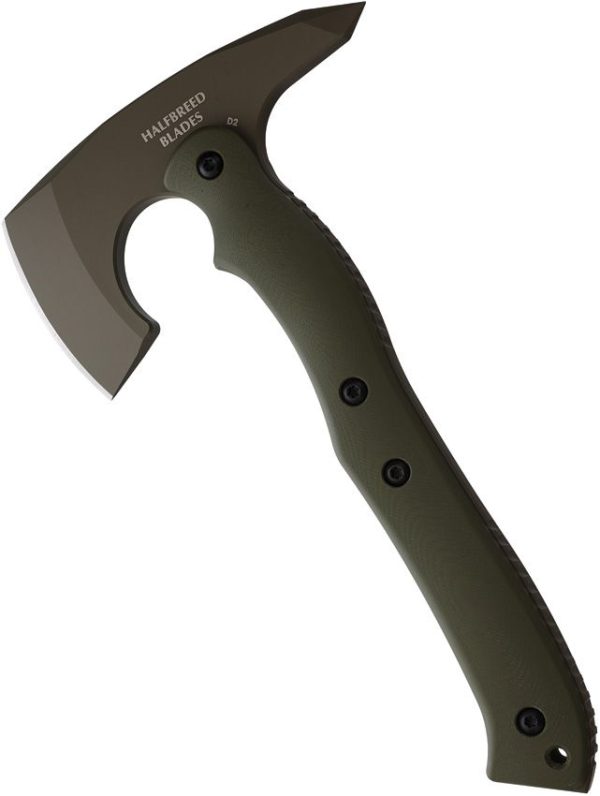 Halfbreed Blades Compact Rescue Axe - OD Green K110