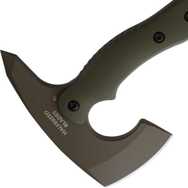 Halfbreed Blades Compact Rescue Axe - OD Green K110