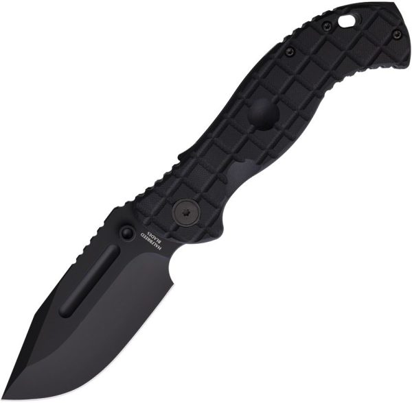Halfbreed Blades Large Bush Folder Gen 2 CPM-3V Black Folding Knife